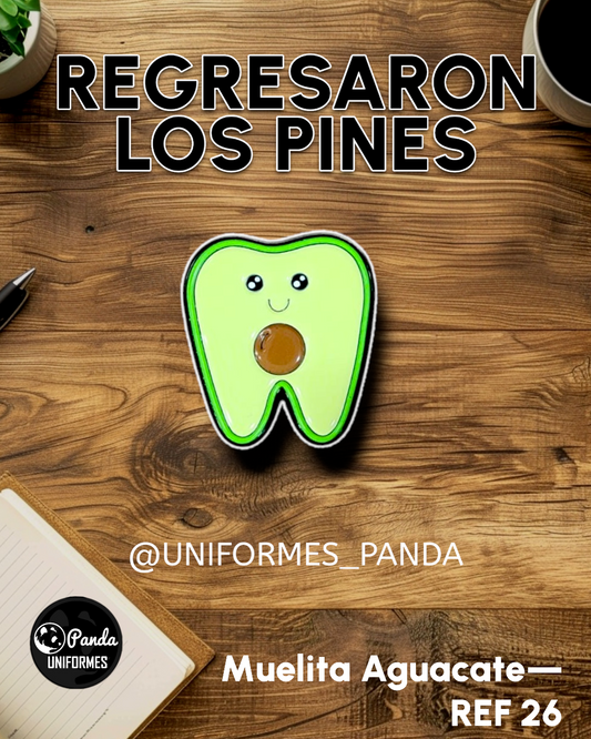 PIN MUELA AGUACATE